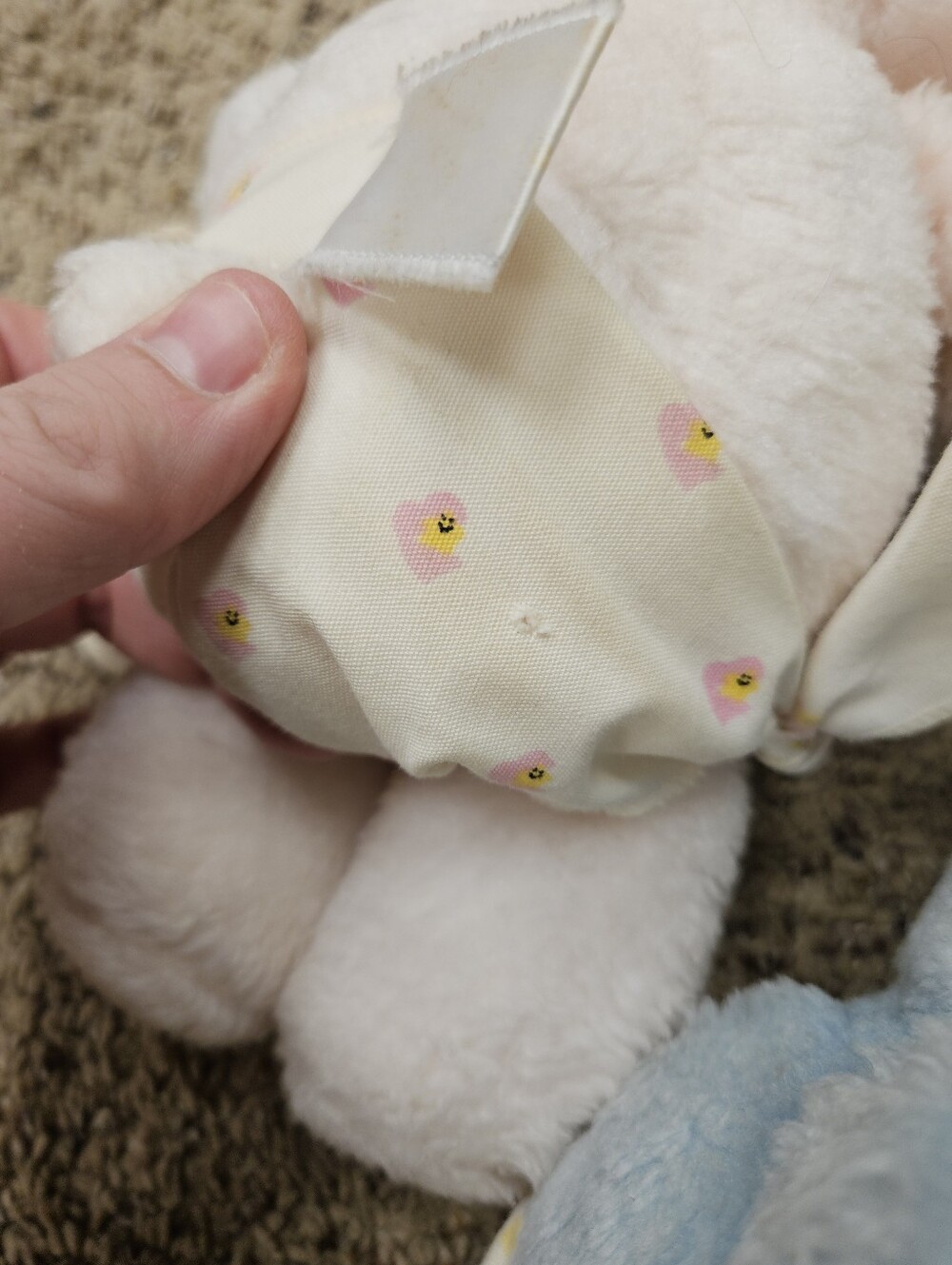 VTG Care Bears KENNER 1983 Baby Tugs Bear Blue Pink Diaper Rare Smiling Star - Picture 14 of 15